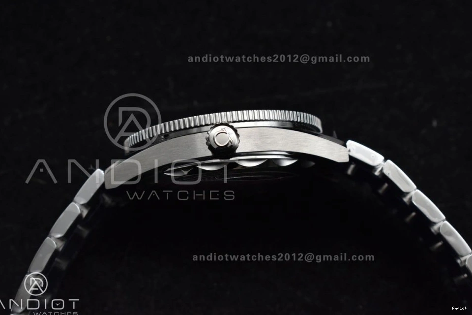 Super A8912 SS VSF Best Clone Seamaster 1:1 300 Edition Heritage Dial Black Bracelet on 0309